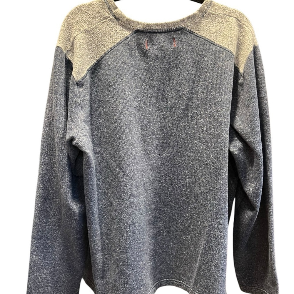 TOMMY BAHAMA Sweatshirt Mens 2XL Fleece Jumper Pullover Melange Lounge Blue - Picture 3 of 8